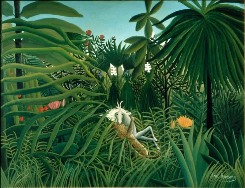 Cavallo attaccato dalla tigre, 1910 - Pushkin Museum